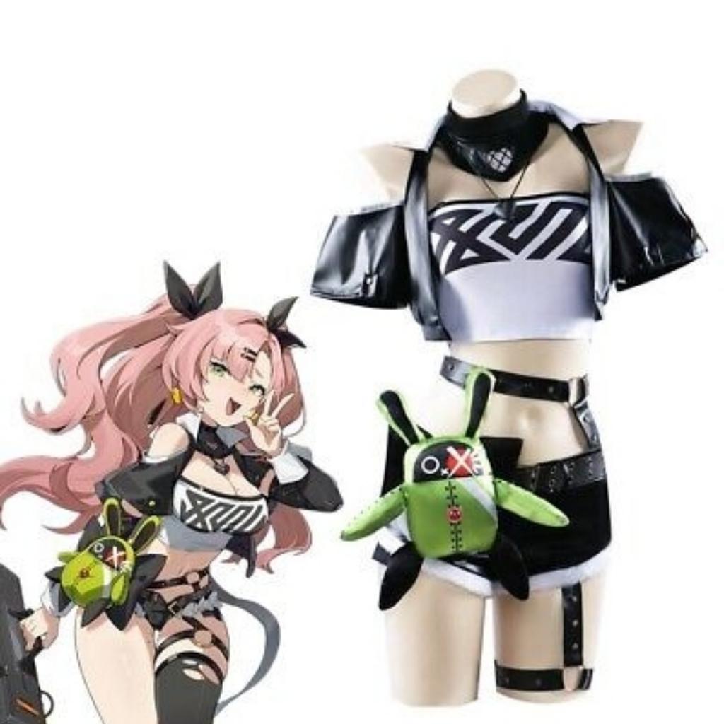Nicole Demara Cosplay Costume Jeu Zenless Zone Zéro Nicole Cosplay Costume Collab Perruque Ensemble Complet Uniforme Carnaval Anime Halloween