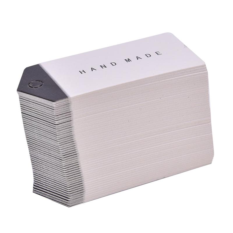 100pcs Portable Paper Tags Note Hang Tag Gift Tag Universal Bookmark Handmade Thank You Message
