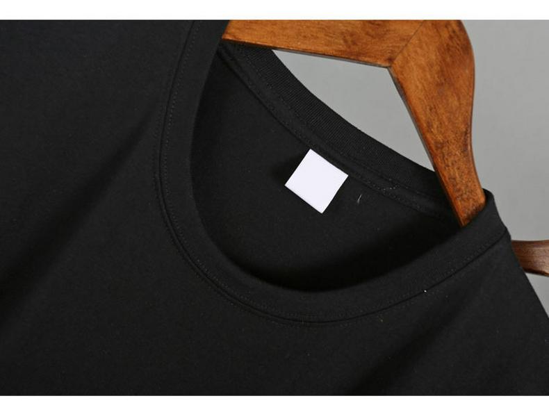 Men's Casual Solid Color Short Sleeve T-Shirt - Polyester Silk Cotton Blend