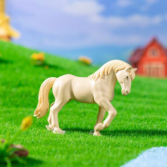 3 ks Miniatury koní Mini zvířecí figurky Stolní mini sošky koní pro DIY pohádkovou zahradu Mikro krajinná dekorace