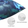 Nunu Willump Throw Pillow Case League Of Legends Game Backpack Coussin Covers DIY Printed Kawaii Home Decor