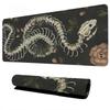 Mouse Pad Gamer Cool Snake Skull Aesthetic Art XL New HD Mousepad XXL Mouse Mat Natural Rubber Desktop Mouse Pad