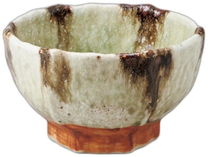 Ash Glazed Hexagonal Bowl X X Bowl Setomonohonpo 6.0cm [18.2 17.5 10.5cm]