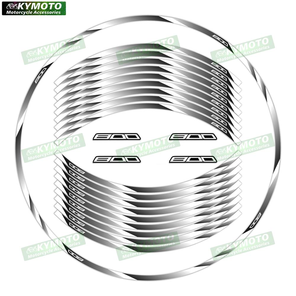 For Z800 Z 800 motorcycle accessories 17 inch front and rear wheel stickers fairing modified reflective stickers decoration
