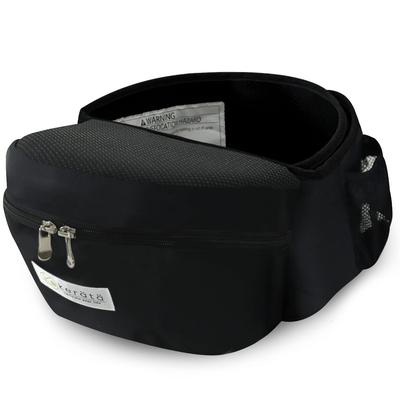 HipGo Hip Seat Baby Strap Lightweight Only 375g Waist Carry Waist Pouch (Keratta) Non-Slip (Black)