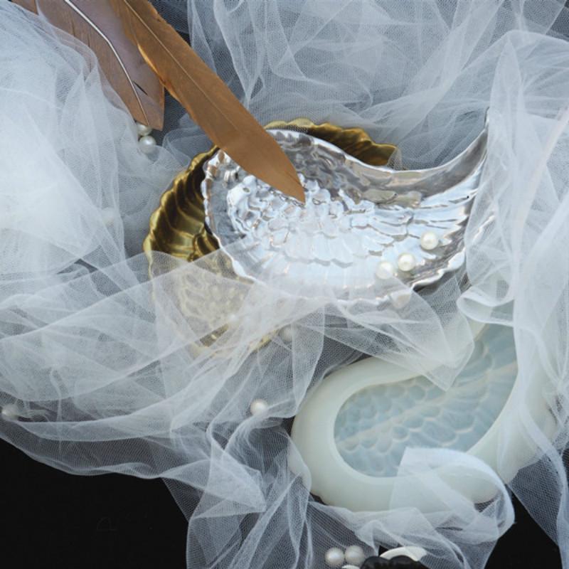 Nye gjør-det-selv silikonvinger Epoksyformkake Godteri sjokoladefondantsåpe Lysform Kakedekoreringsverktøy