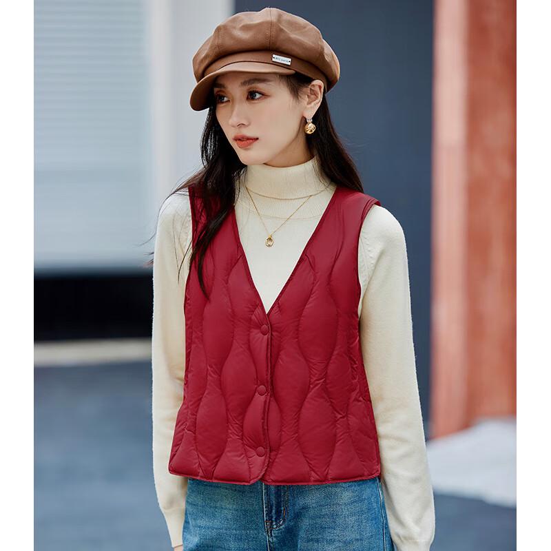 Women's Casual Short Down Vest
