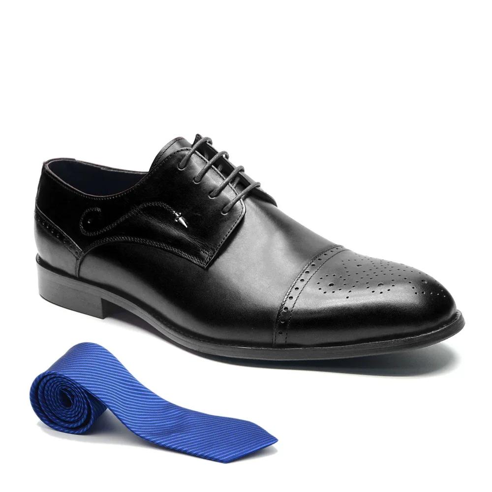 

Italian Luxury Men s Formal Derby Shoes Genuine Leather Cap Toe Brogue Burgundy Black Lace-up Business Wedding Dress Shoes Man 46