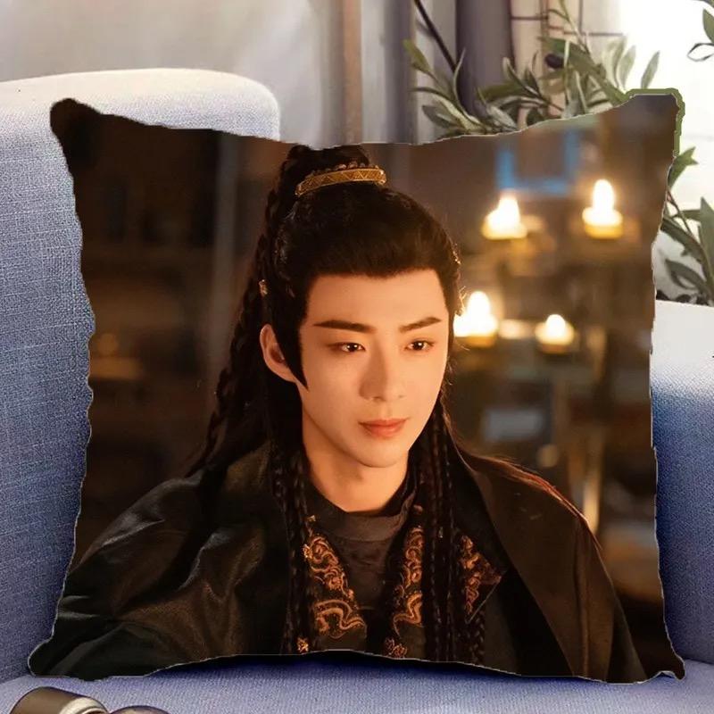 Zhao Lusi Liu Yuning Poster Double-side Printing Pillowcase TV The Story of Pearl Girl Drama Stills Home Decor Cushion Cover