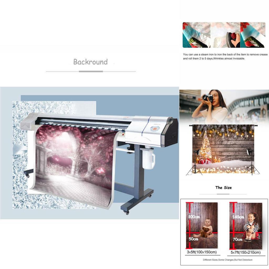 Christmas Theme Photography Backdrop For Kids Studio Photo Prop With Canvas