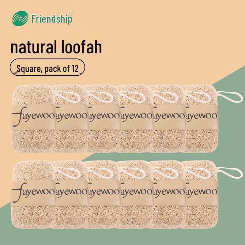 Natural Loofah Dish Brush - Durable Non-Stick Cleaning, Gentle On Hands, Ideal for Kitchen Use.