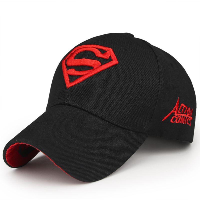 Luxurious Super Hero Cap Superman Snapback Embroidery Hat Unisex Steampunk Design