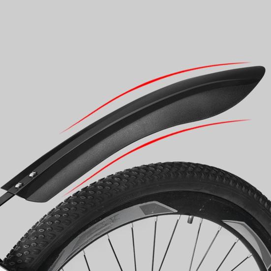 1 Pair Bicycle Fender Lightweight Universal MTB Mountain Road Bike Front Rear Mud Splash Guard Mudflap Bike Replacement Accessories