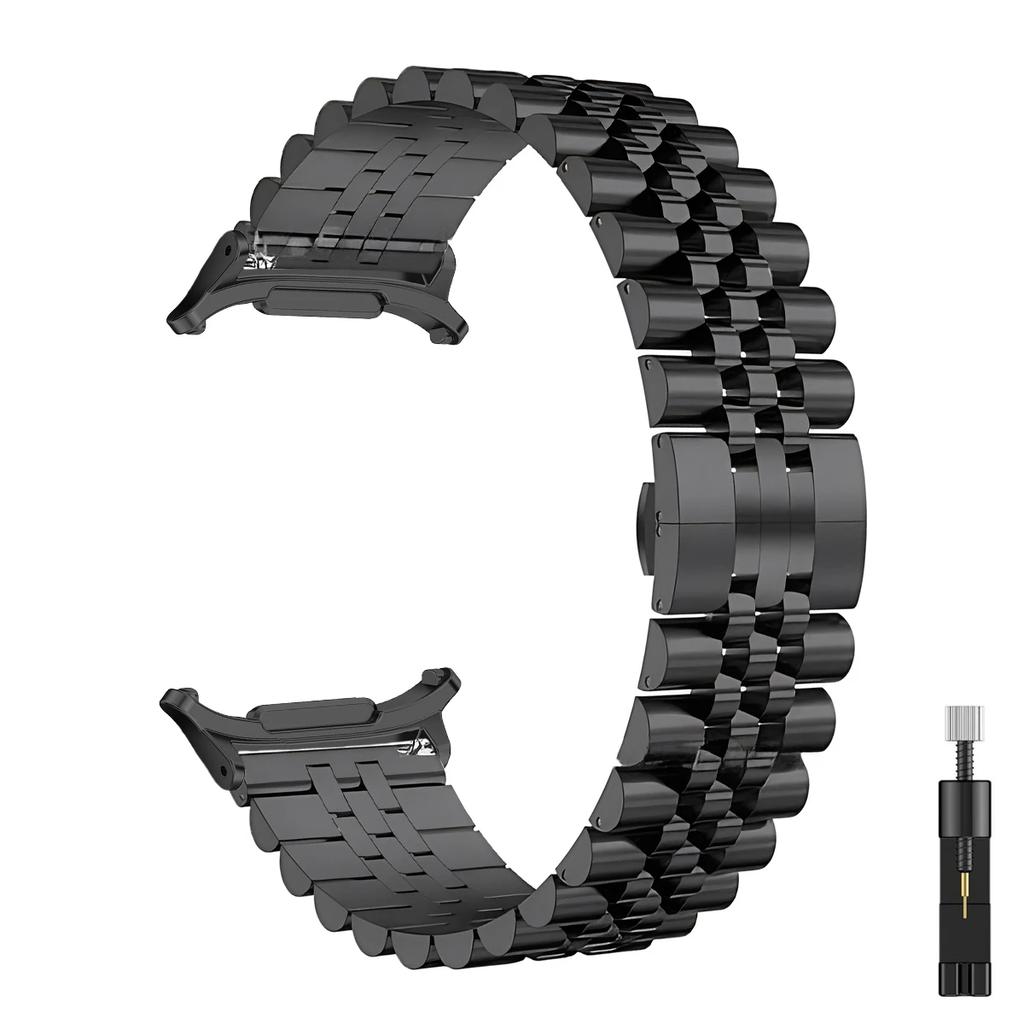 Correa de Metal para Samsung Galaxy Watch 8 40mm 44mm / Watch8 Classic 46mm Pulsera de Acero Inoxidable para Galaxy Watch Ultra 47mm 2025 Correa