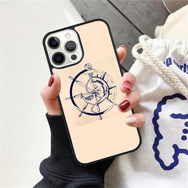 A-an-chor nautical ocean tattoo star graphic Phone Case Cover For iPhone 17 Air 15 16 Pro Max 14 13 12 11 Pro Max Plus