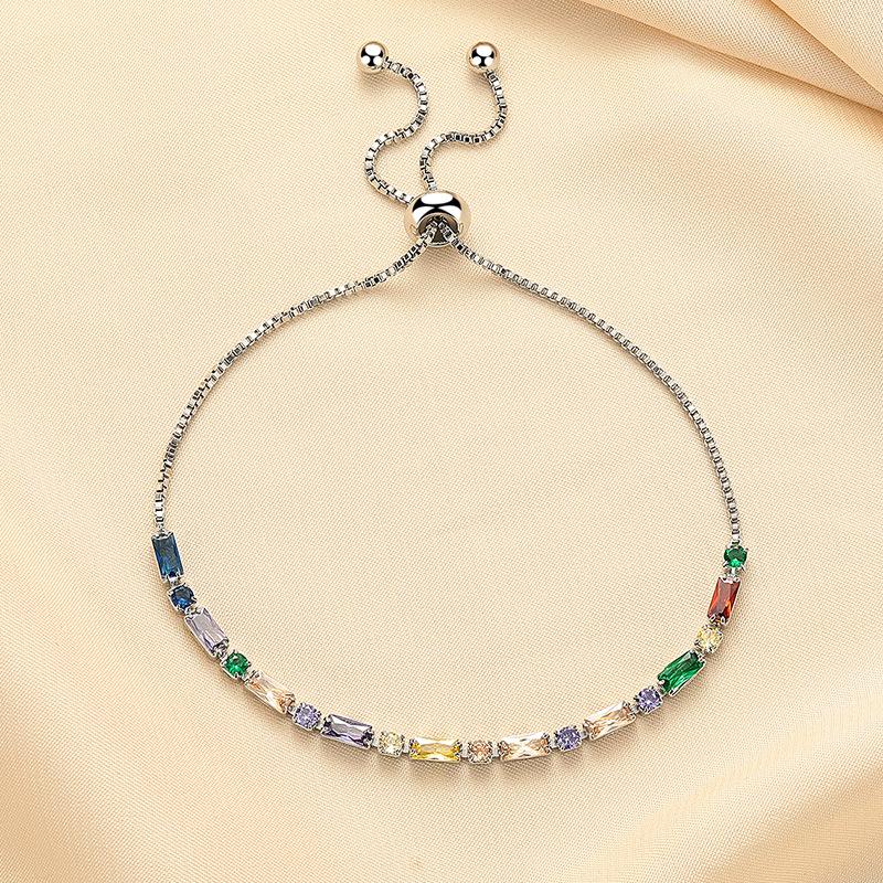 

Высококлассный красочный выдвижной браслет для женщин, изысканный, стильный и простой.