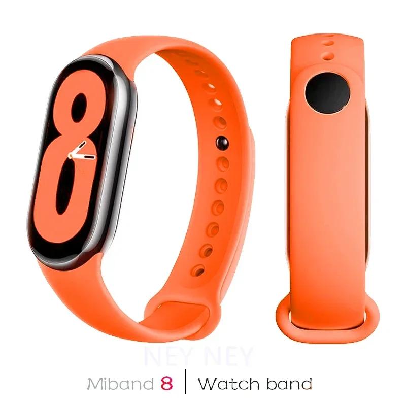 Silikonarmband für Xiaomi Mi Band 9 8 Armband NFC Sport Gummi Smart Armband Armband pulseira correa Xiaomi 8 9 Zubehör