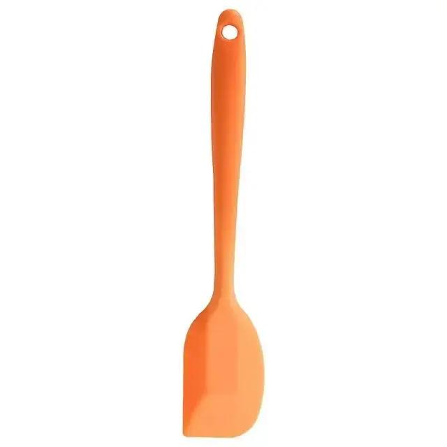 

Silicone Baking Spatula Heat-Resistant Spatula Cake DIY Pancake Flipper Outdoor BBQ Home Pastry Baking Kitchen Highquality Tool помаранчевий