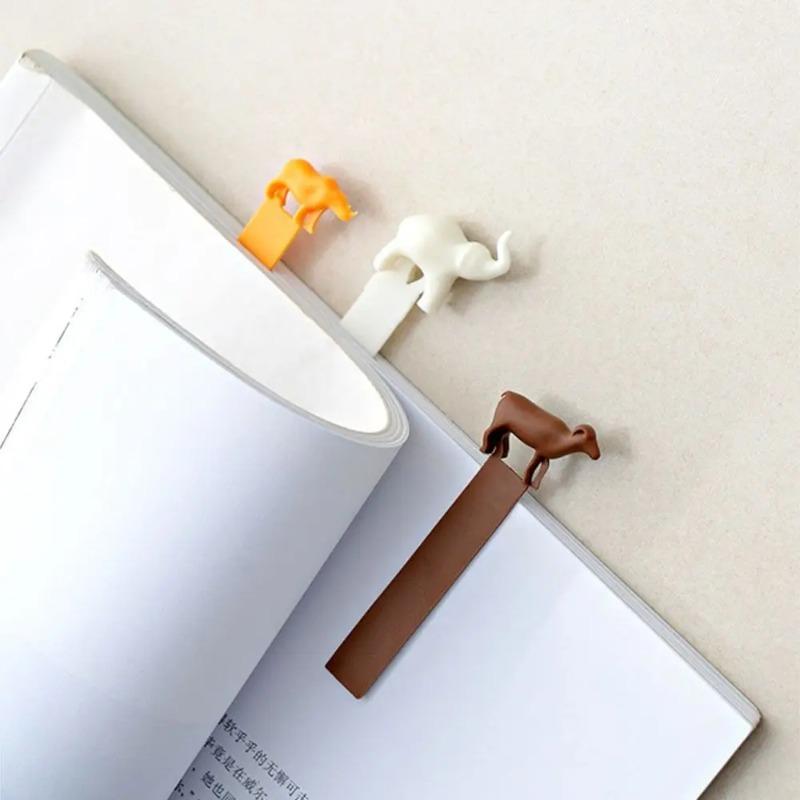 5 ks Krásných Záložek 3D Kreslené Zvířátko Záložka Vtipná Kreslená Záložka Zvířecí Záložky Vtipné Dárky ke Čtení Školní Potřeby