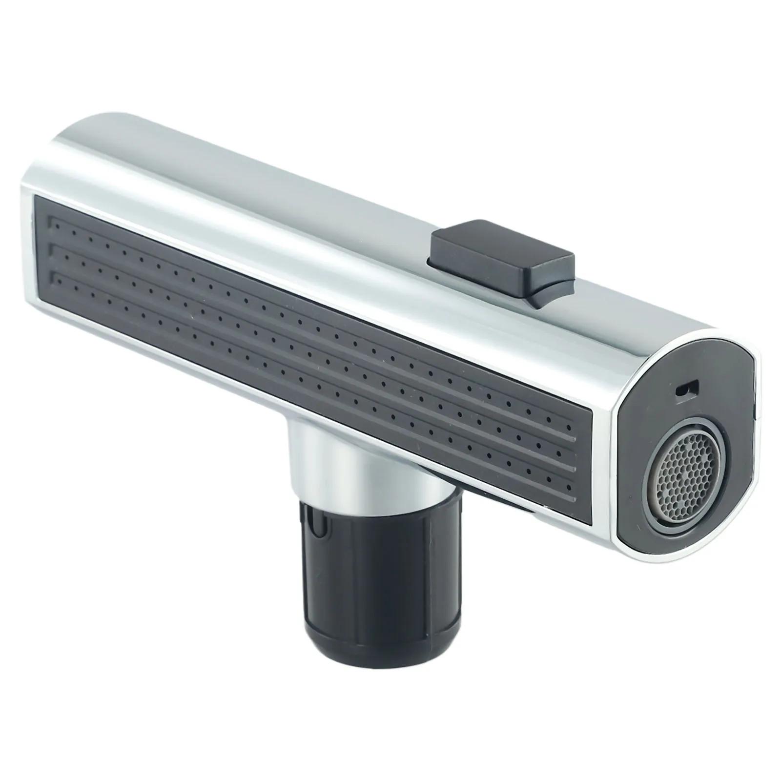 

Висувний розпилювач для змішувача Водоспад Подовжувач Адаптер Розпилювач Кухонний Поворотний Подовжувач Вихід Водоспад Насадка Аератор срібний