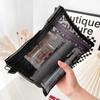 1pcs Mesh Clear Cosmetic Bag Small Large Black Makeup Bag Portable Travel Toiletry Organizer Case Lipstick Storage Pouch