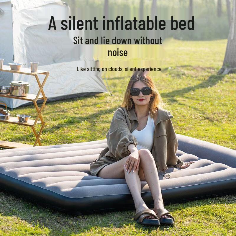 ZISIZ Portable Outdoor Inflatable Camping Air Mattress