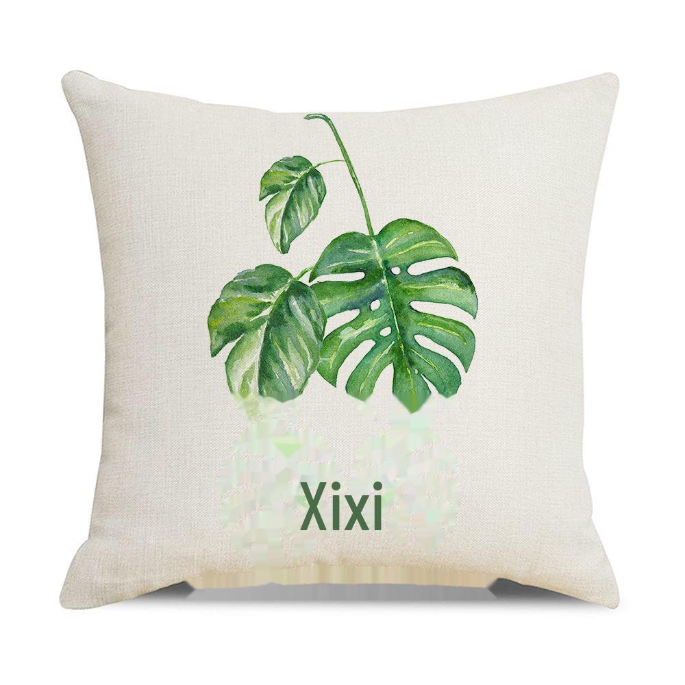 Nordic Tropical Plant Pillowcase - New Home & Office Decor Cushion Cover