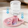 Yousheng Automatic Cat Water Dispenser, Cat Water Feeder Stand Fits Standard Bottles, Filter-free Pet Drinking Station for Indoor Kitten