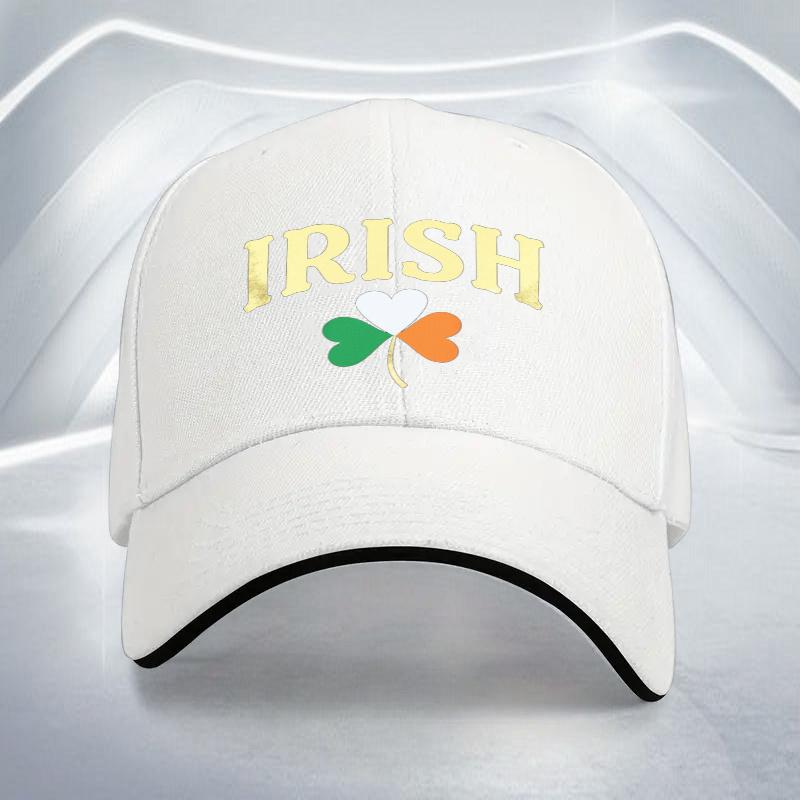 Irish Shamrock Baseball Cap Adult Polyester Adjustable Casual Outdoor Sports Cap Unisex