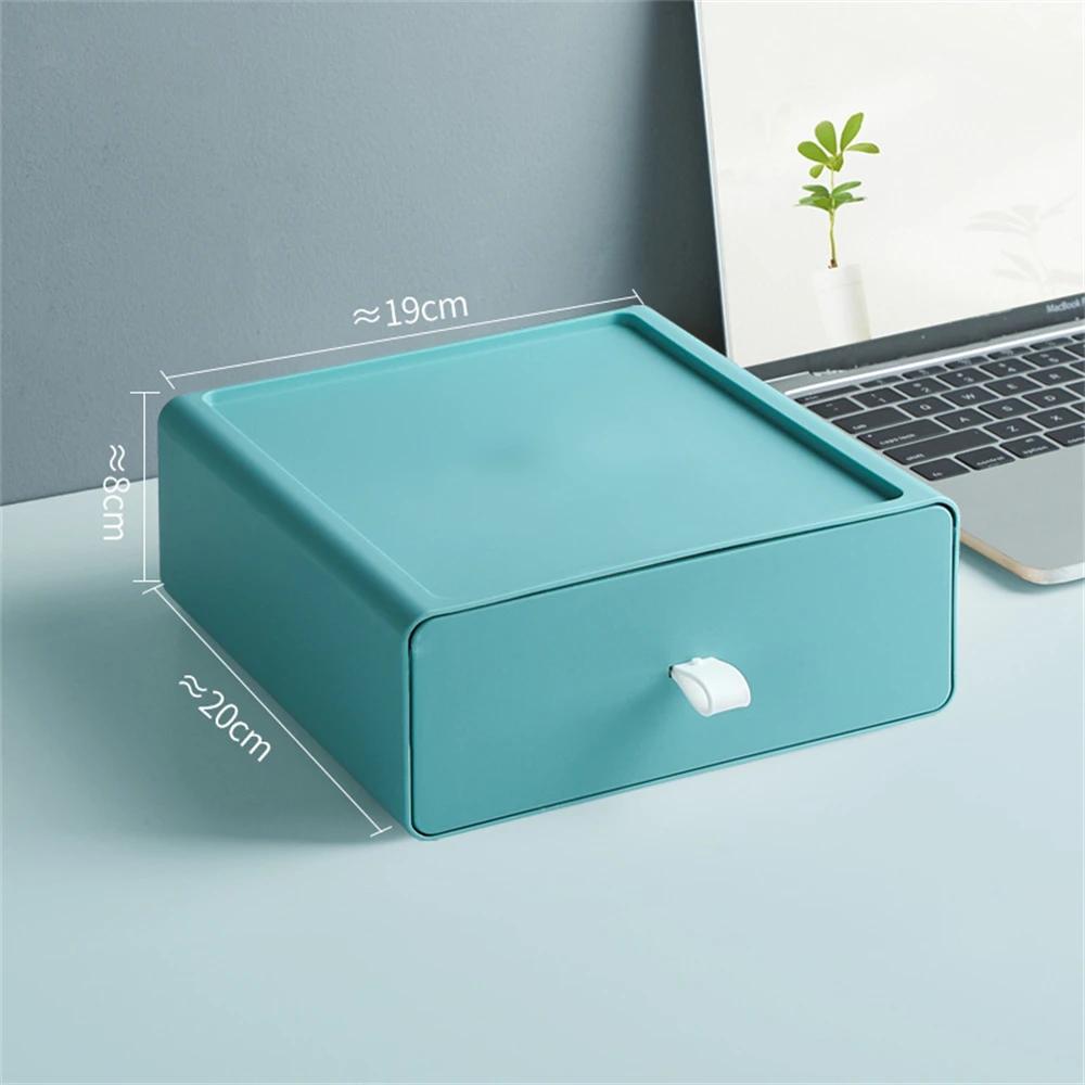 Stackable Desktop Organizer Drawer Makeup Storage Box Cosmetic Rack Jewelry Container Large Capacity Storage Medicine Case Box