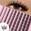 DIY Natürliches D-Locken Cluster Wimpern-Set – Leicht, Selbstklebend, Perfekt für den täglichen Gebrauch
