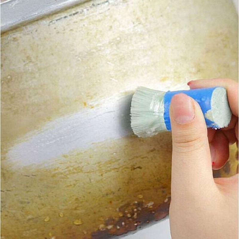 Premium Quality 2pcs Stainless Steel Rust Remover Cleaning Wash Brush Set For Kitchen Use