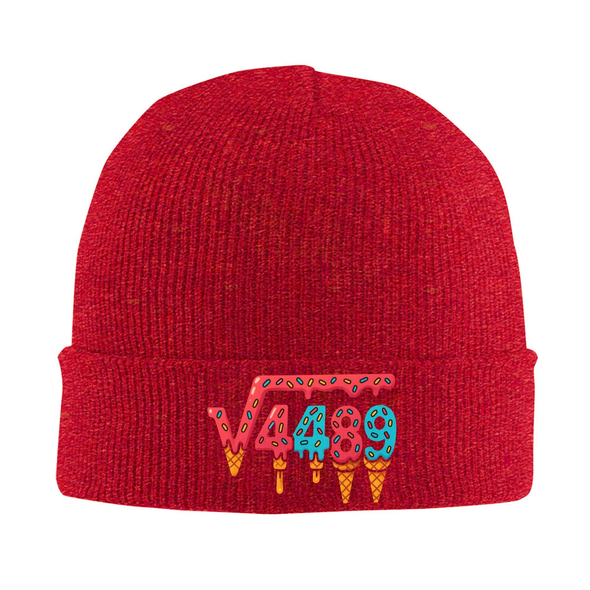 67 Meme Square Root 4489 Teen Six Seven Slang Math Teacher Beanie Hats Knit Hat Unisex Casual Caps Autumn Outdoor Bonnet Hats One Size