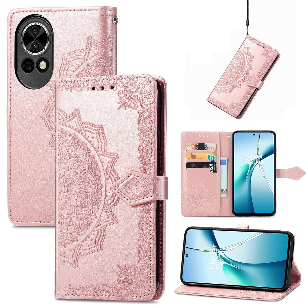For Huawei Nova 13 5G Wallet Case Mandala Flower Leather Phone Cover Stand