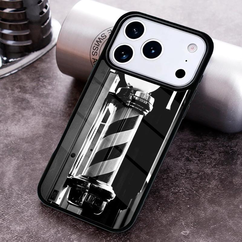 Barber Shop Hair Stylist Salon Phone Case For iPhone 17 16 15 14 13 12 11 Pro Max Plus 17Air Soft Silicone Cover