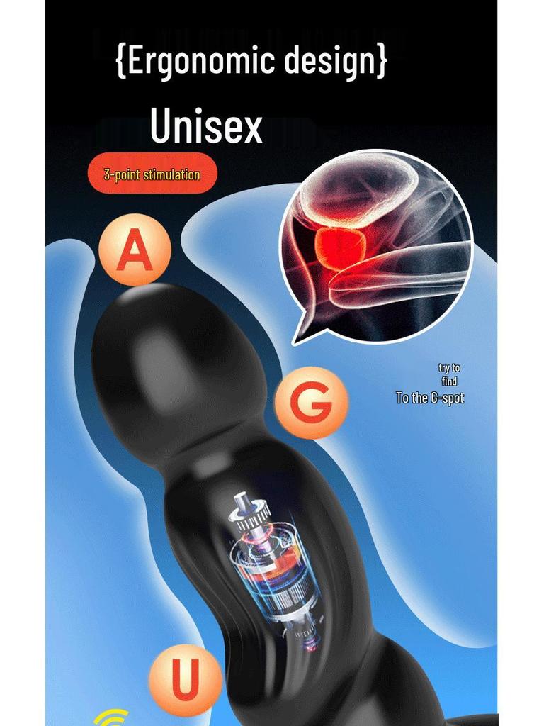 Vibrating Unisex Anal Plug for Prostate Stimulation