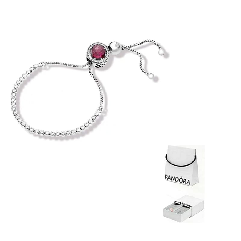 Pandora Shining Heart Charm Bracelet Women's ZT0134