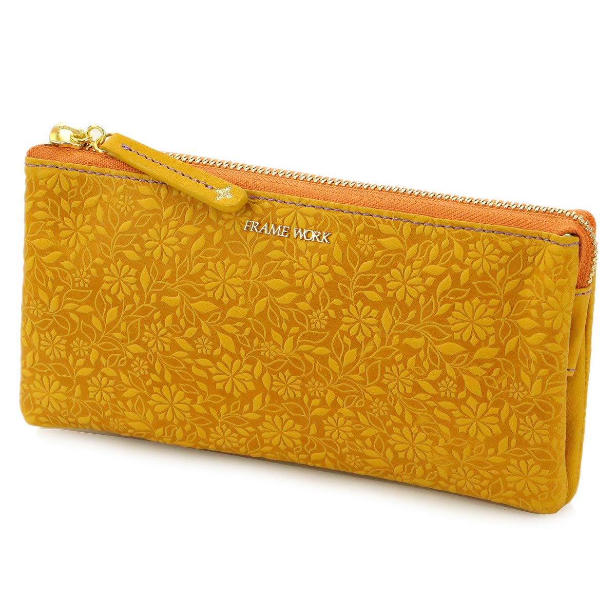 

Long Wallet with Coin Purse Genuine Leather Masquerade Mustard [Framework] Women s FW-43114-53 гірчичний