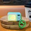 Cute Microwave or Washing Machine Key Chain Decoration With LED Light And Sound Effect For Bag Accessories