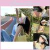 Chic Sun Protection Hat For Women Open Top Summer Visor Breathable And Comfortable