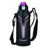 PEARL METAL Direct Bottle 1100 Pink X Black with Pouch, Charger Neo HB-5251, 1.1L