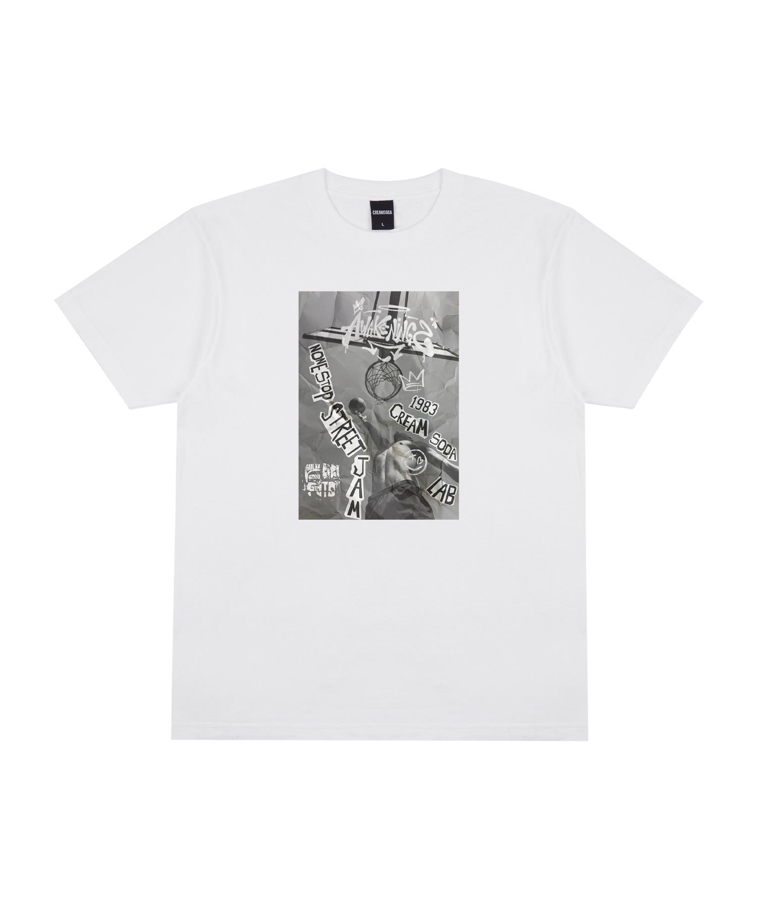 Cream Soda Lab Street Jam Short Sleeve White M