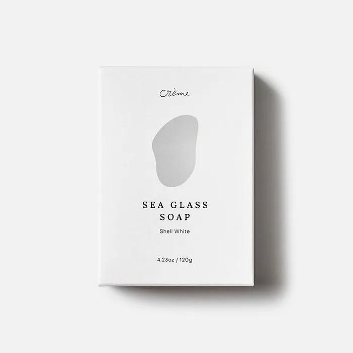 Seaglass Soap Resembling the sea_Shell White