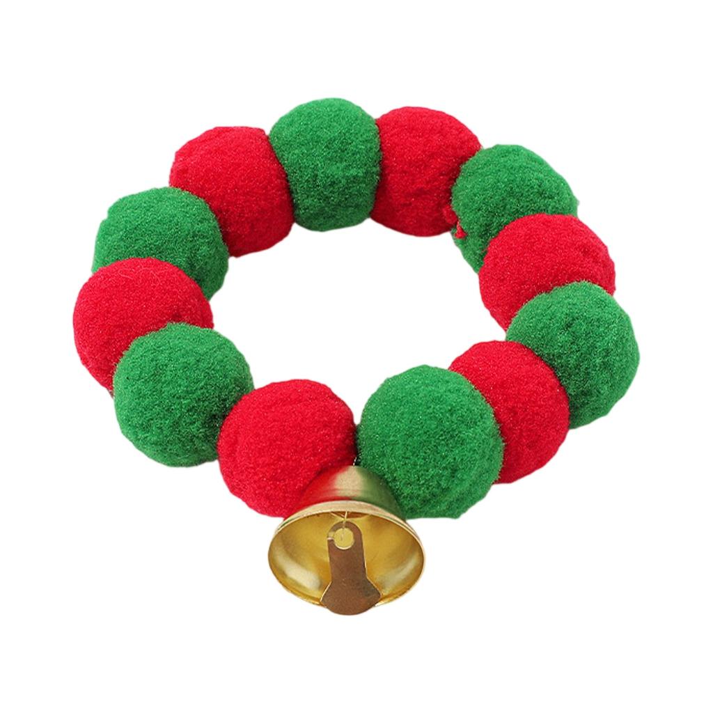 Naszyjnik z piłką dla zwierząt Obroża dla psa z dzwoneczkami Kolorowa miękka obroża dla małych i średnich