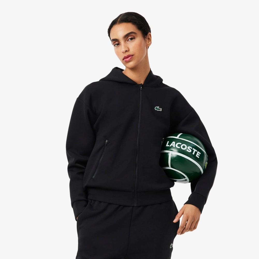 [Lacoste] Женская тренировочная толстовка с капюшоном на молнии SF0167-56G031 36