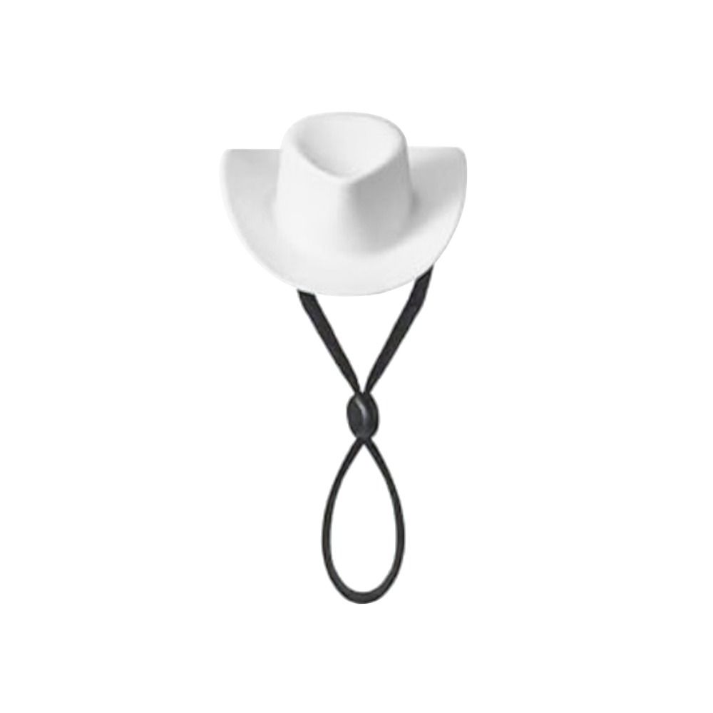 Statue Outfit Mini Desk Goose Hat with Rope Goose Statue Cap New Cowboy Hat  for 7 Inch Goose