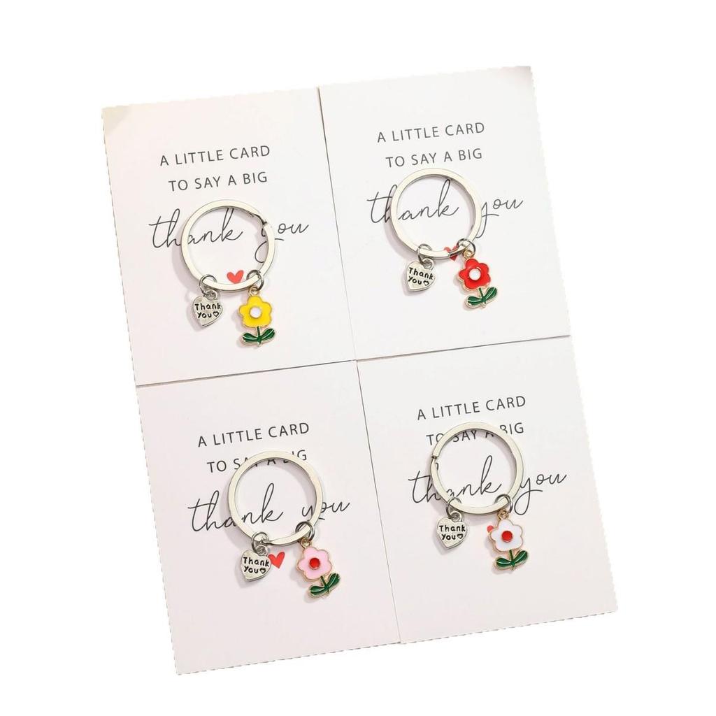 Frangipani Cartoon Keychain: Creative Thank You Gift