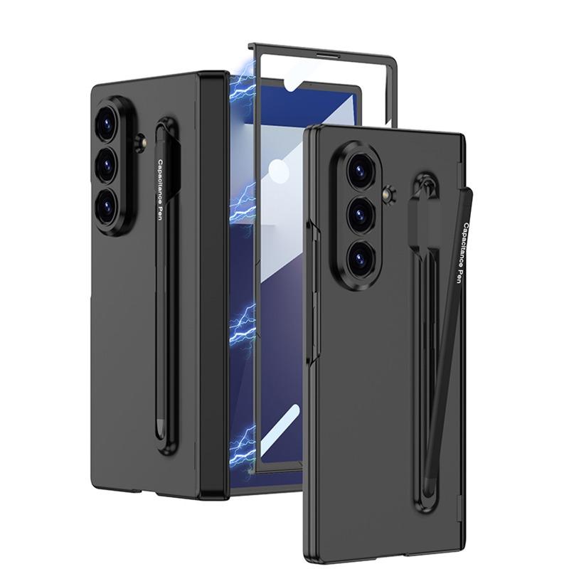 Suitable for Samsung Zfold7 Mobile Phone Case Ultra-thin Integrated Pen Slot Flip Cover Folding Screen Matte Protective Cover