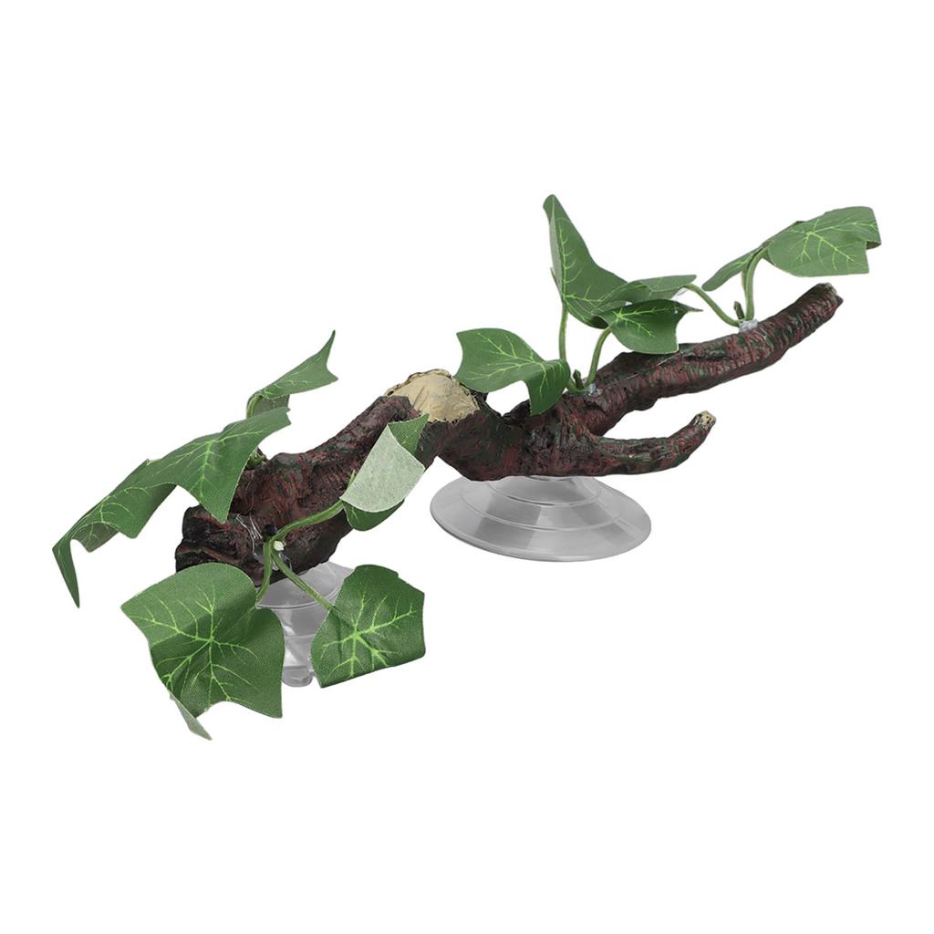 Reptile Corner Branch Simulation Natural Relieve Boredom Climbing Terrarium Plant Decoration for Aquarium Fish Tank