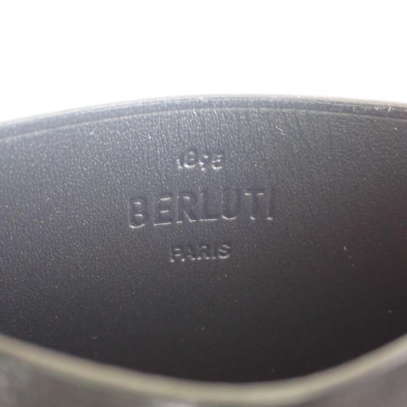 Berluti BAMBOU_NEO-JOUR-V2 Card Case Black Leather Mens